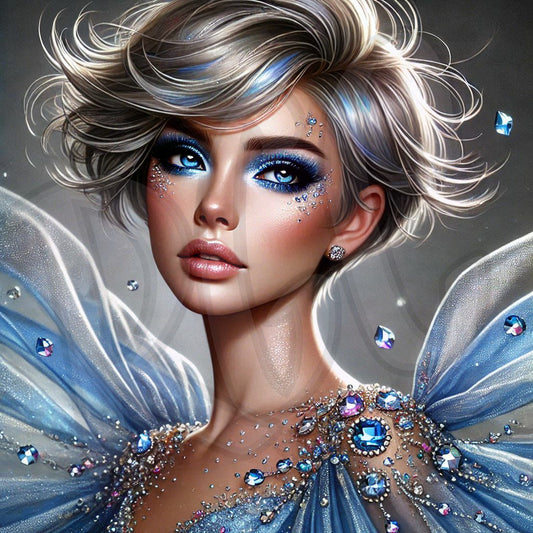 Blue diamonds