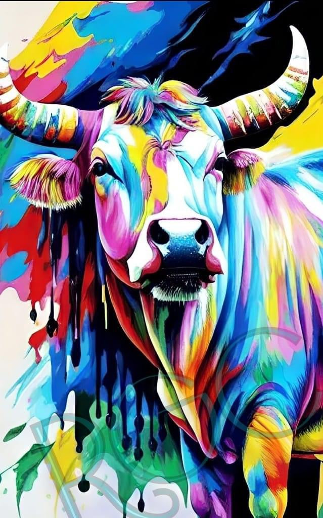 Colorful Cow