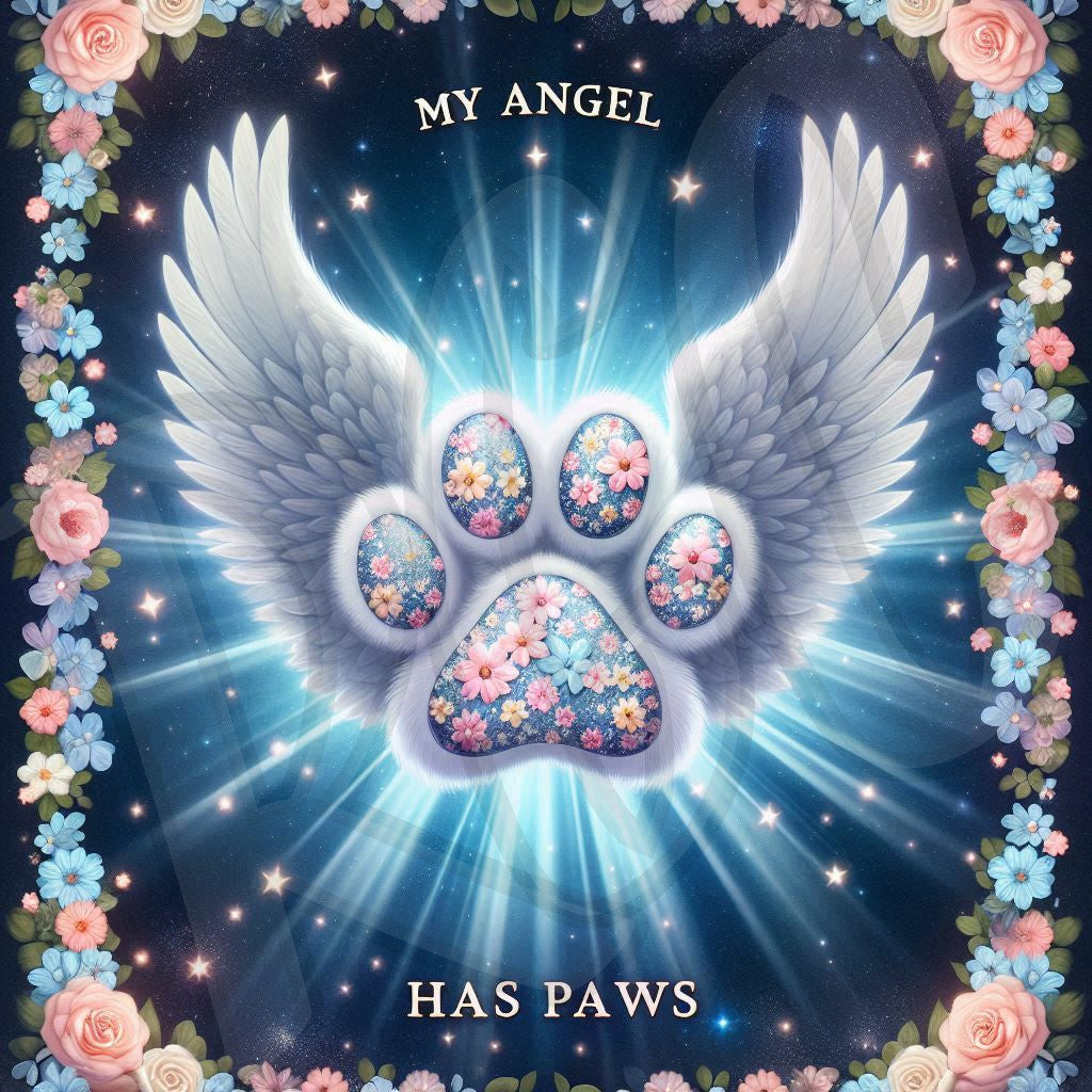 My angel has paws