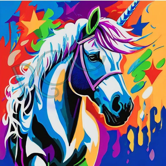 Rainbow Horses