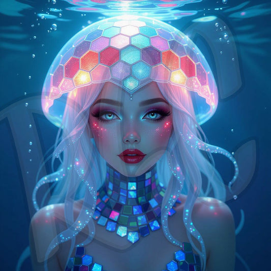 Illuminating Jellyfish Head