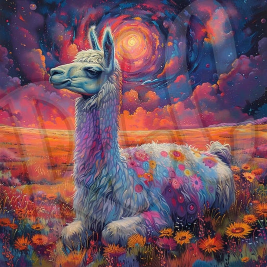 Sunset Llama