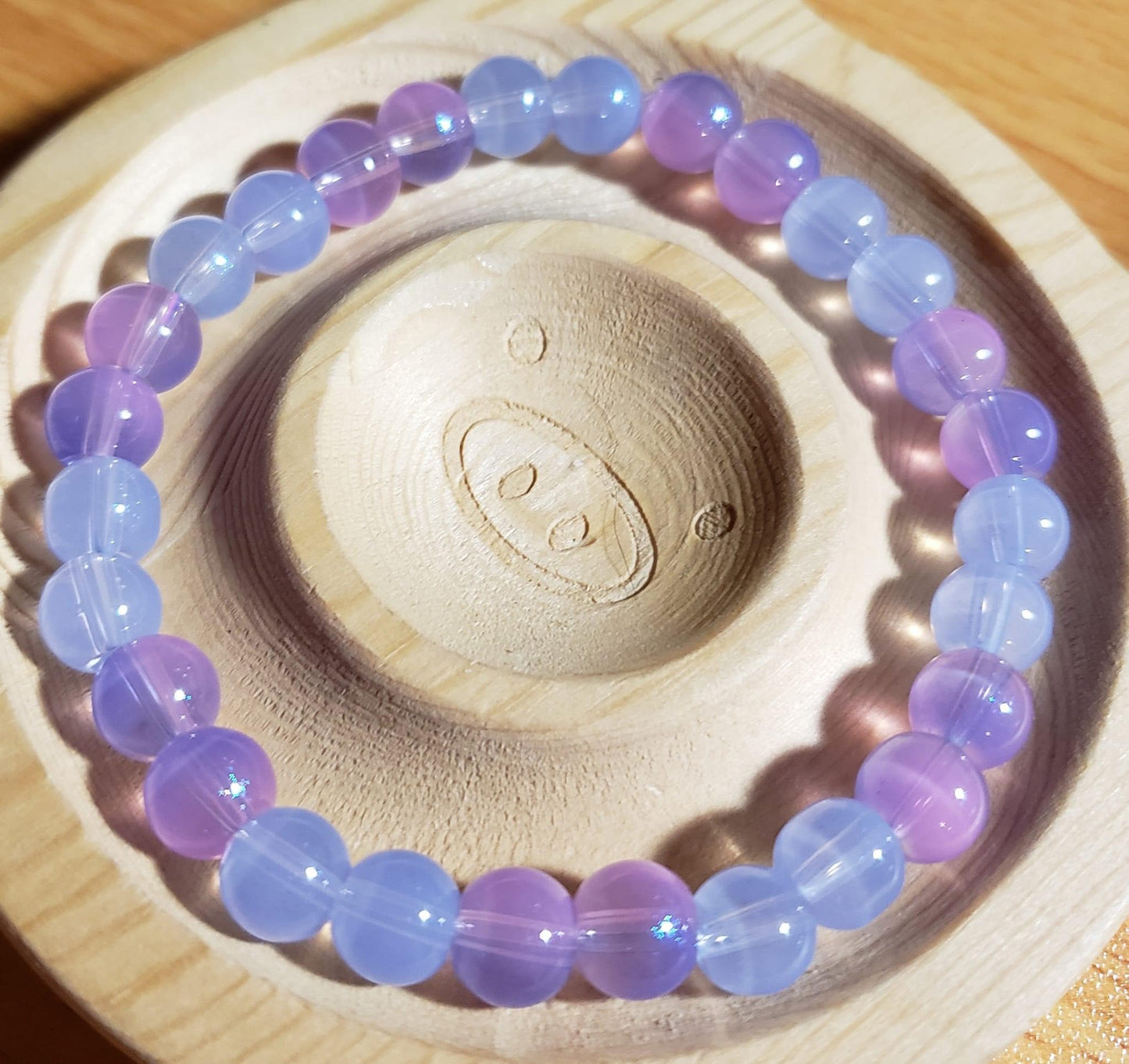 Lavender Bead Bracelet