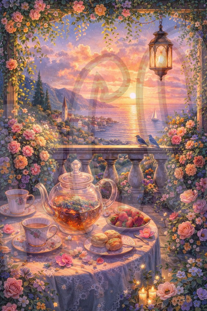 Twilight Tea Garden