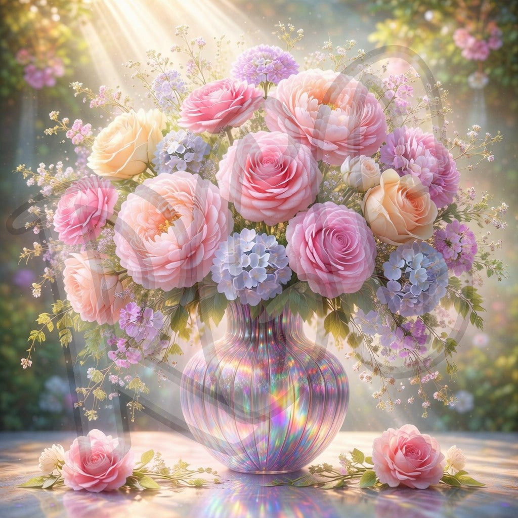 Radiance in Pastel Petals
