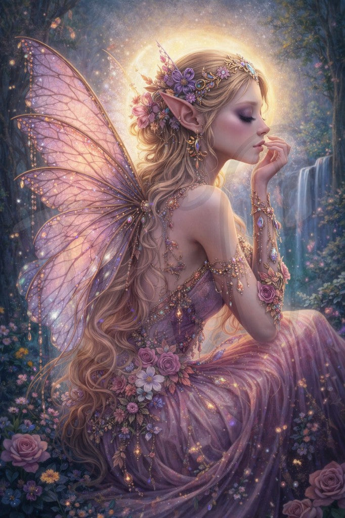 Pink wings of magic