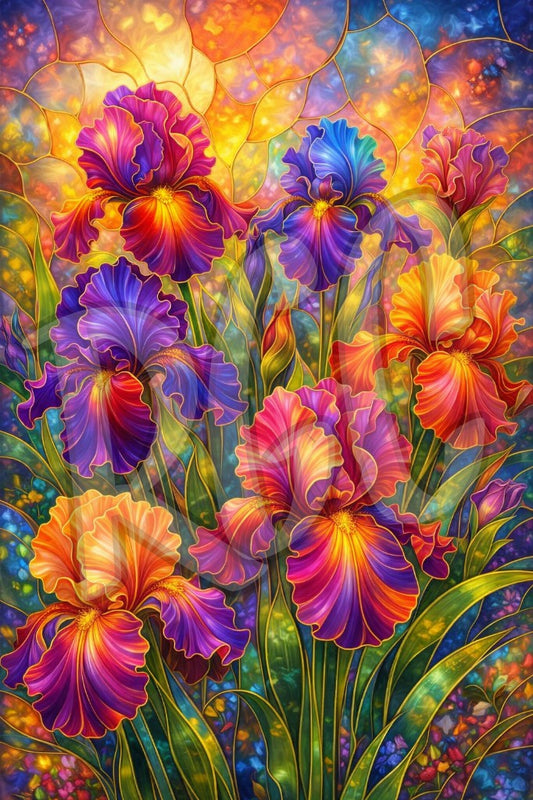 Prismatic Bloom Symphony