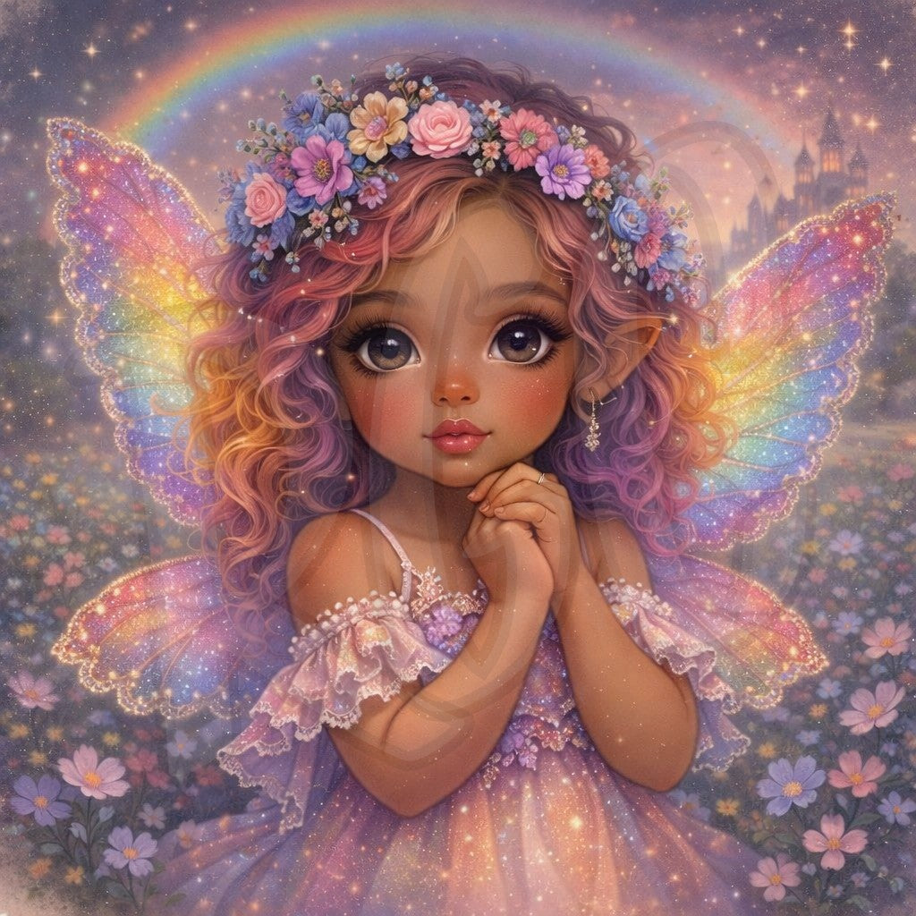 Fairy of the soft bloom