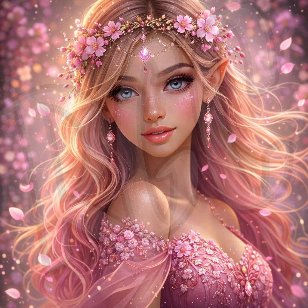 Enchanting Gaze with Cherry Blossoms