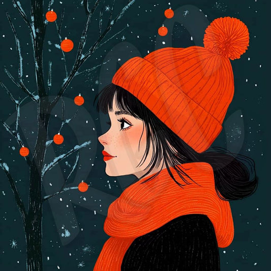 Red beanie