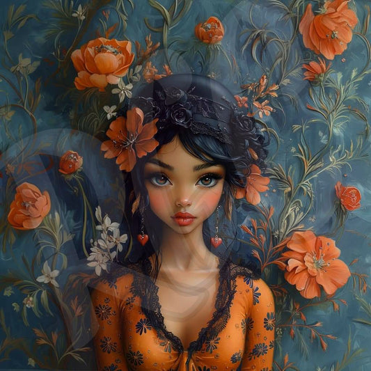 Orange flowers