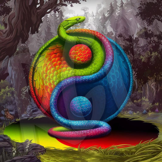 Snake Yin yang