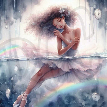 Water holds her secrets