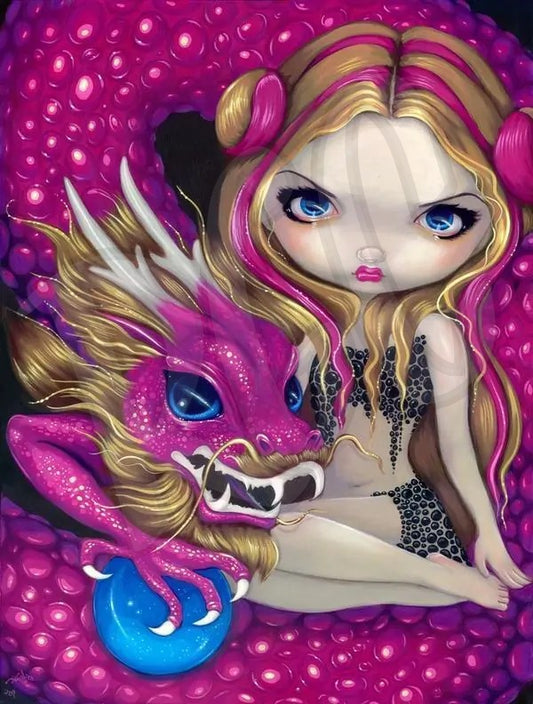 Shimmering Pink Dragon
