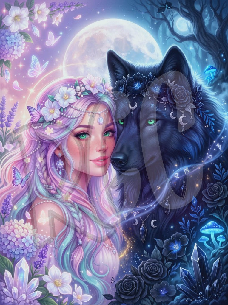 Starlight & Shadow Wolf