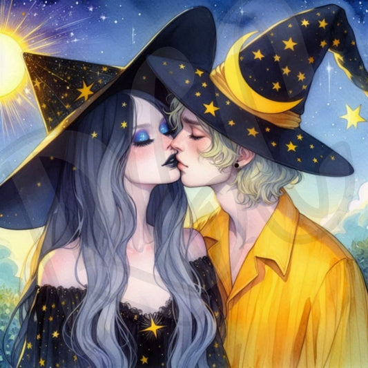 Moon & sun in love