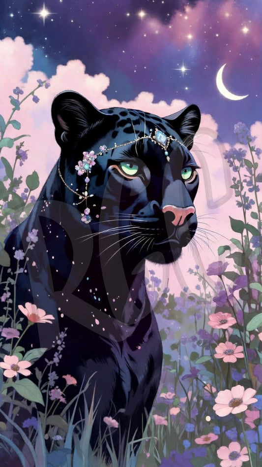 Enchanted Panther of Twilight Veil