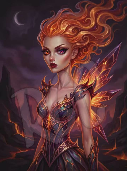 Fiery Volcano Queen