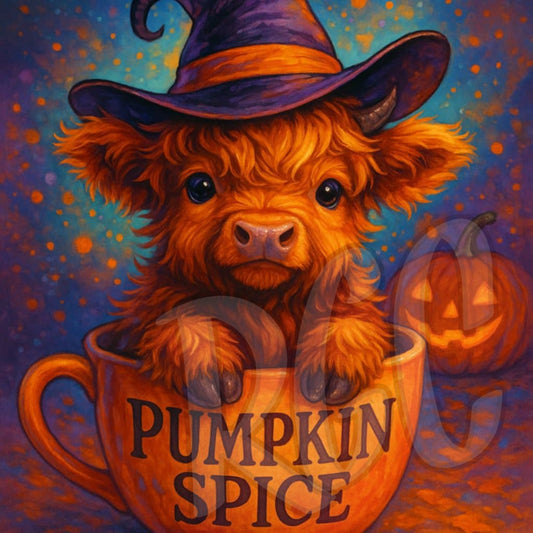 Pumpkin Spice Cow