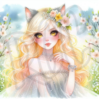 Colorful Kitten Girls Collection 1