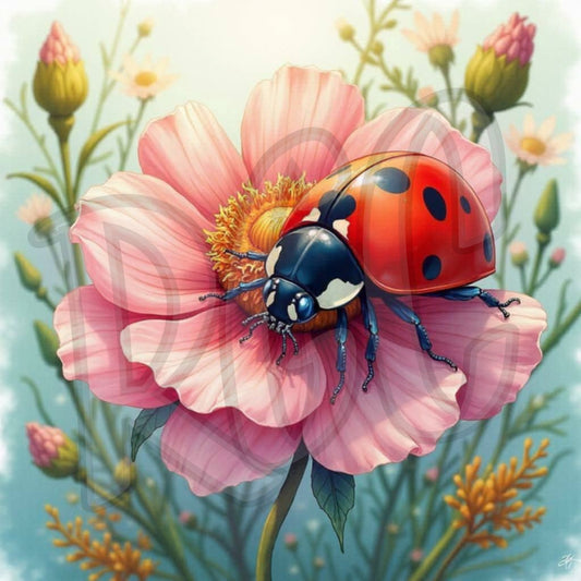Ladybug on Flower