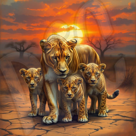 Lion family