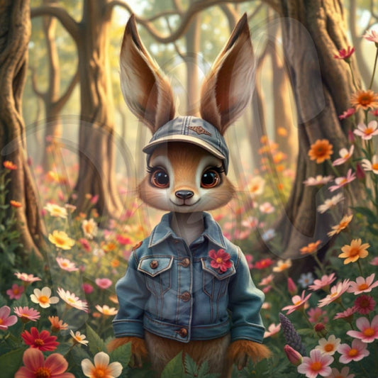 Bunny in a jacket