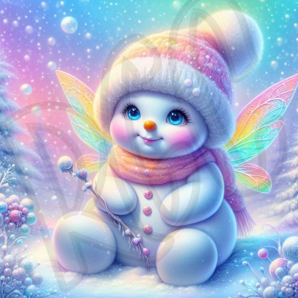 Pastel Snowman