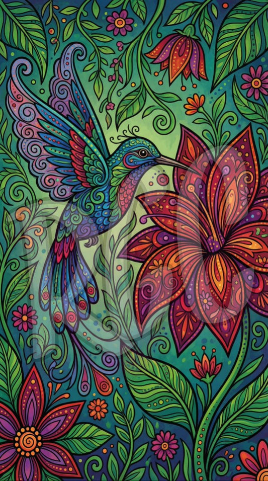 Enchanted Hummingbird Garden