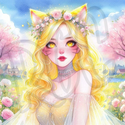 Colorful Kitten Girls Collection 1
