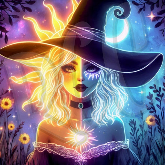 Neon Sun & Moon