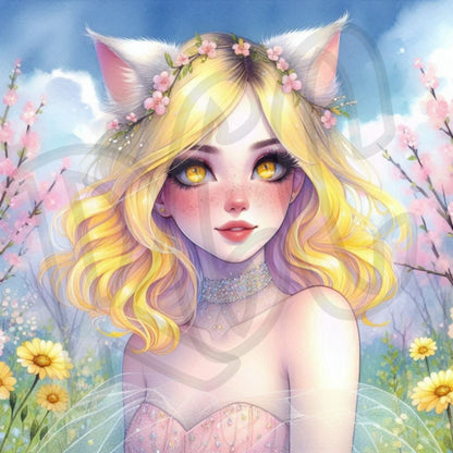 Colorful Kitten Girls Collection 1