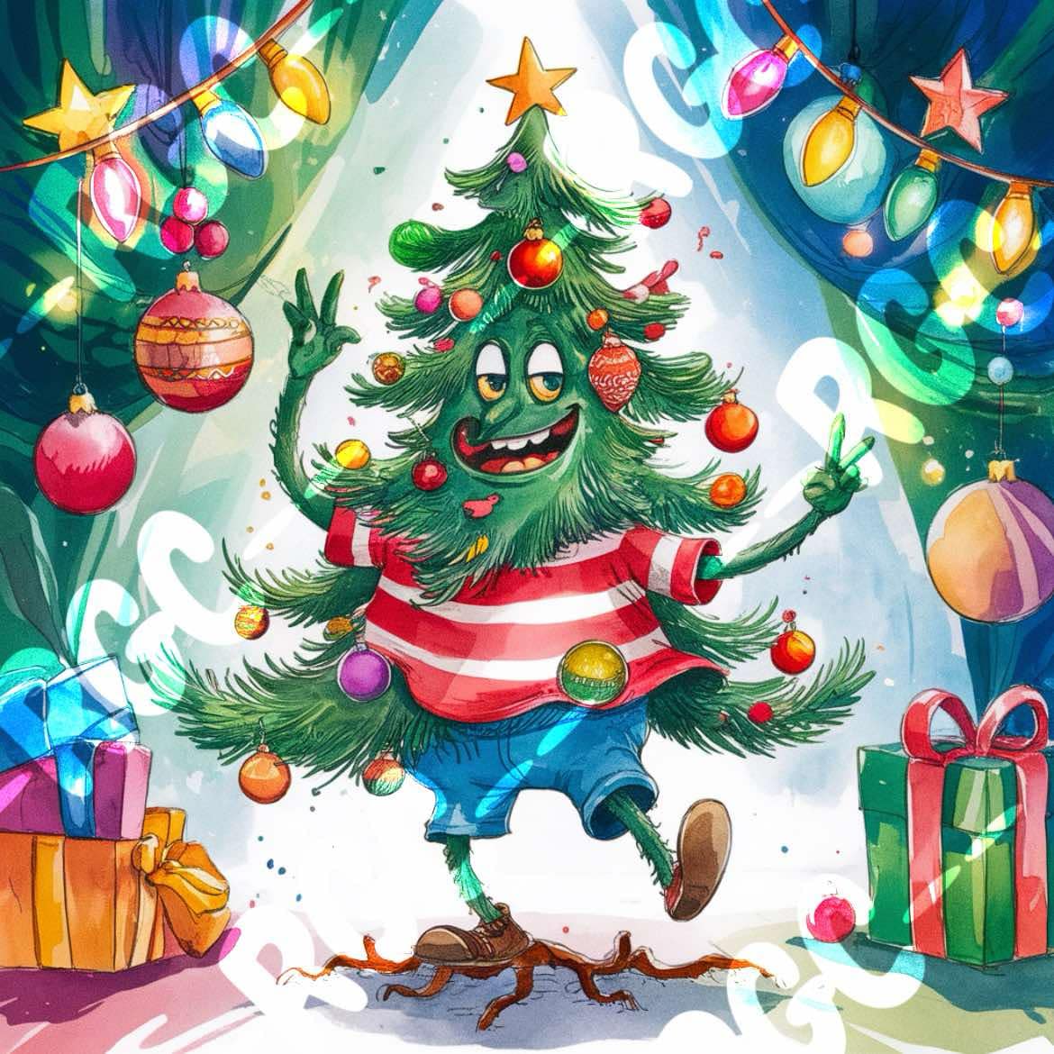 Dancing Christmas tree