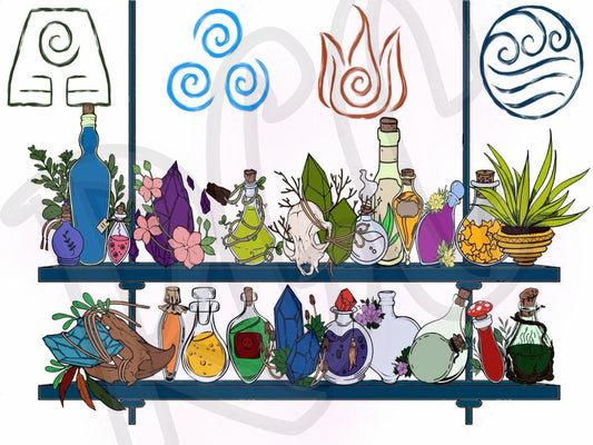 Apothecary Shelves 1
