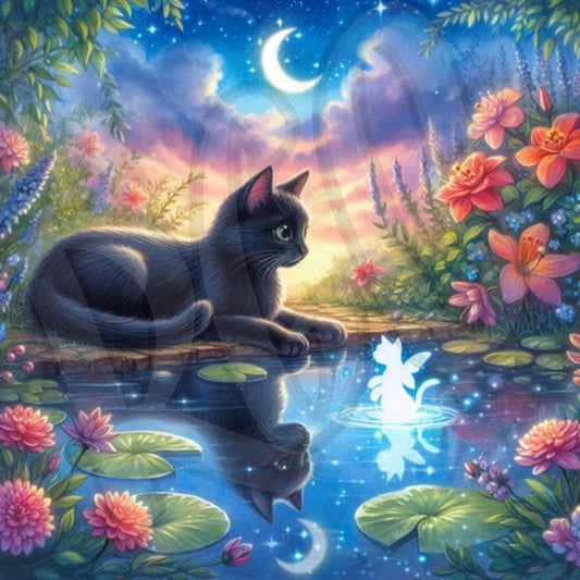 Fairy cat spirit