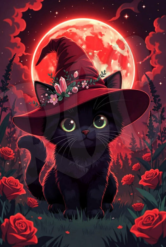 Witchcat of the Blood Moon