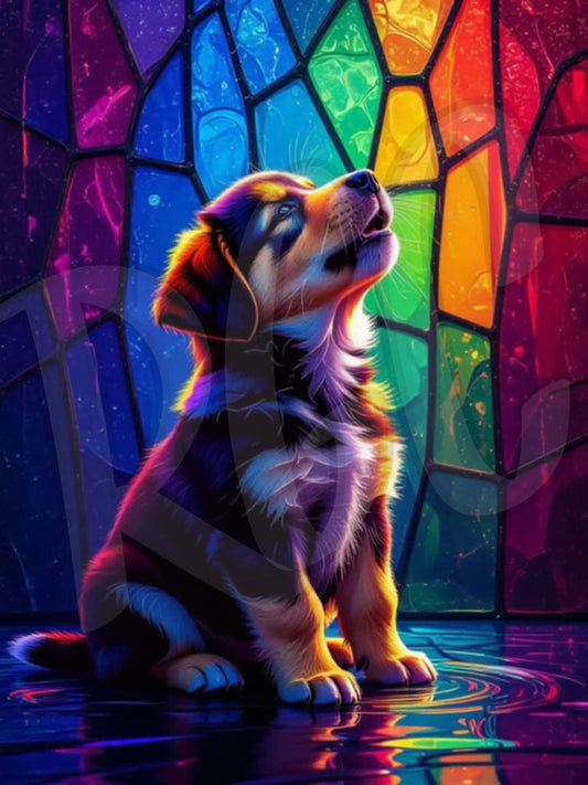 Howling Saint Bernard