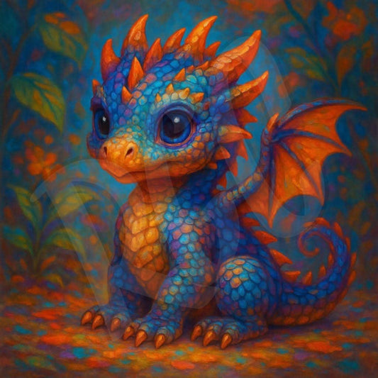 Blue & Orange Dragonling