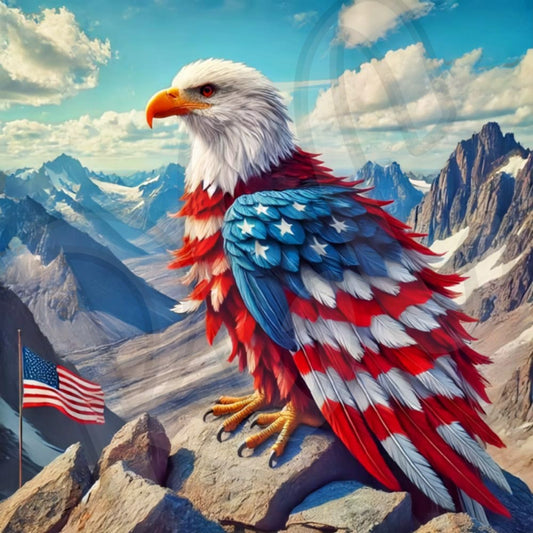 Red, White & Blue Eagle