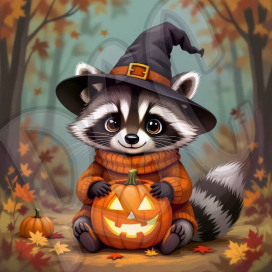A Raccoon's Halloween
