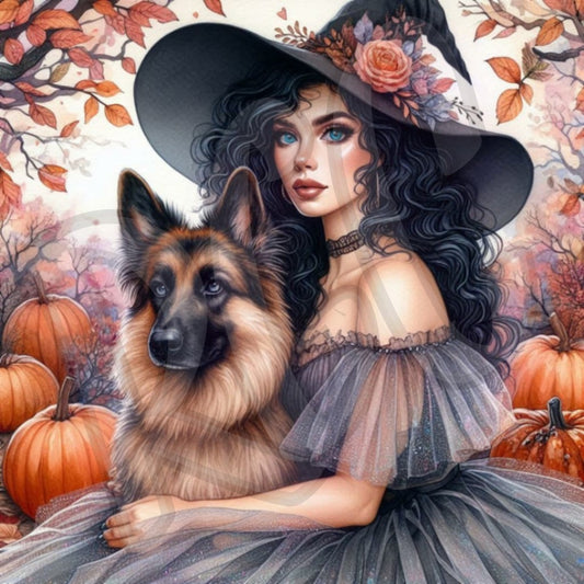 The Witch & German Shephard