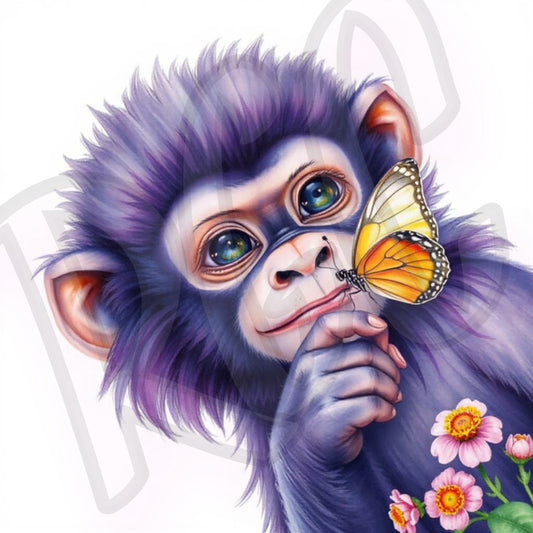 Monkey & Butterfly