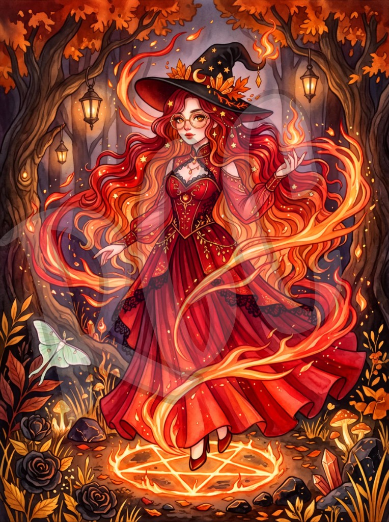Magical Fire Witch