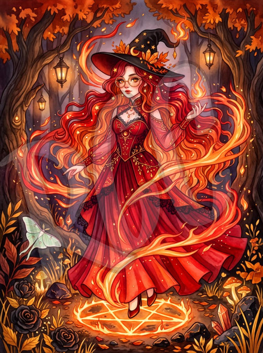 Magical Fire Witch