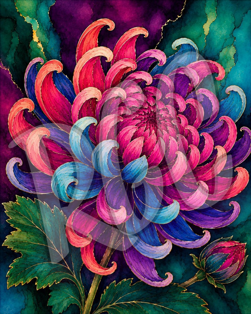 Jeweled Chrysantheum