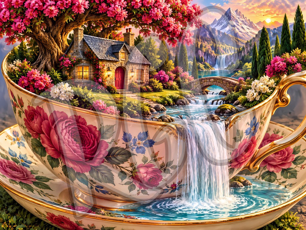 Enchanted Cottage Teacup