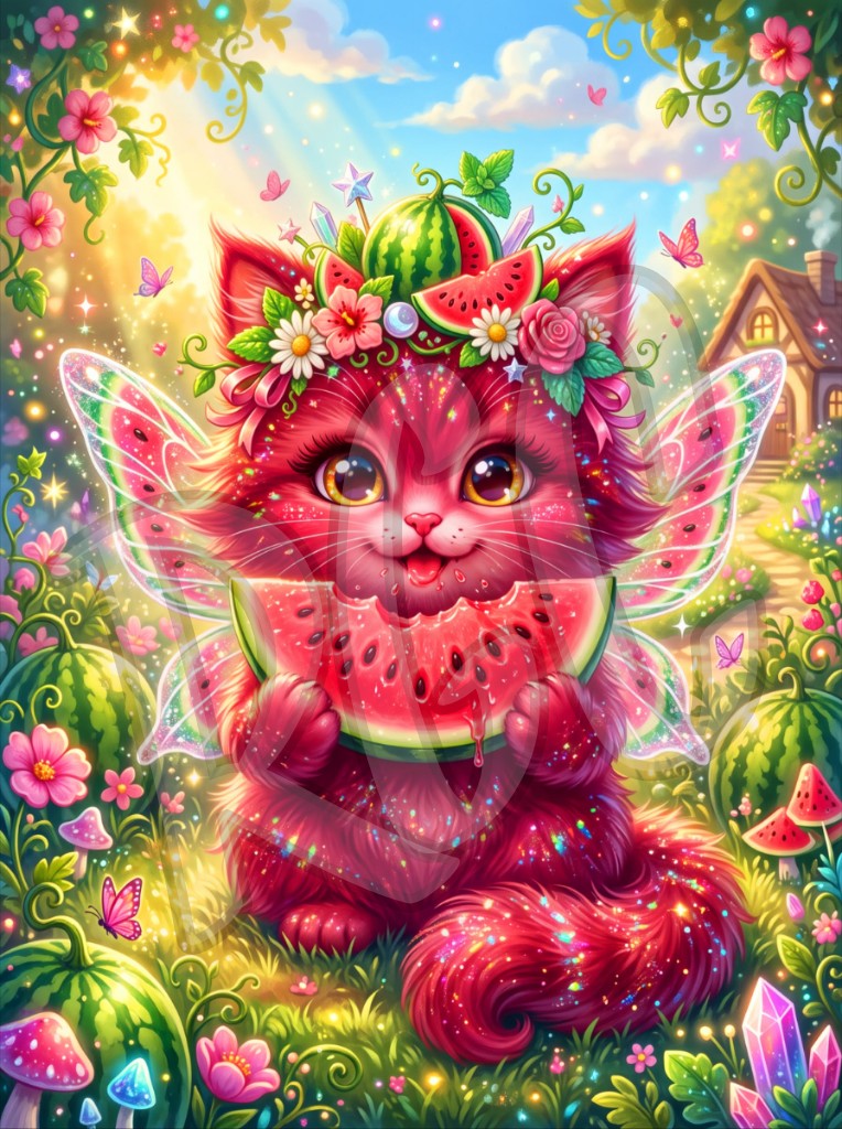 Watermelon kitty