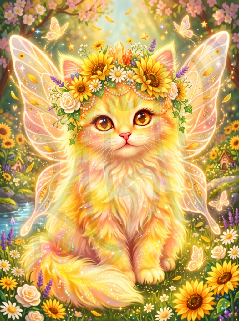 Sunflower Kitty