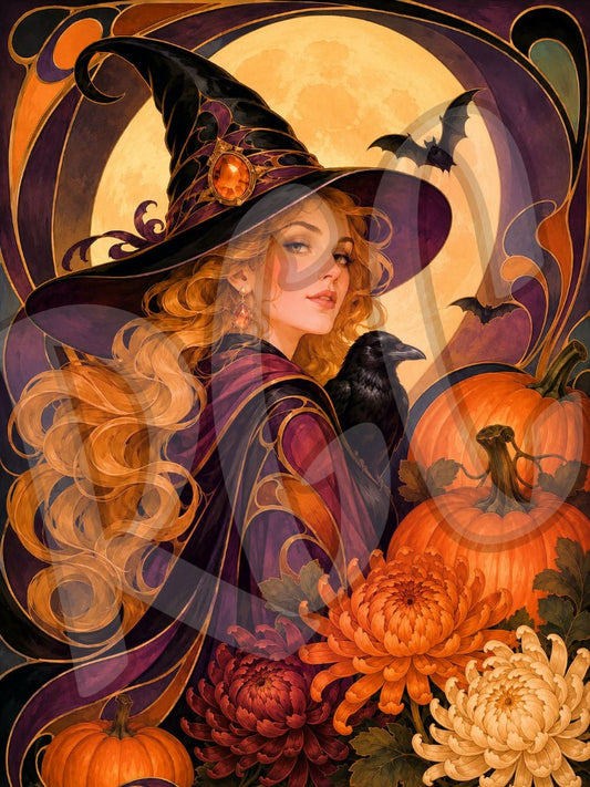 Witch under the Moon