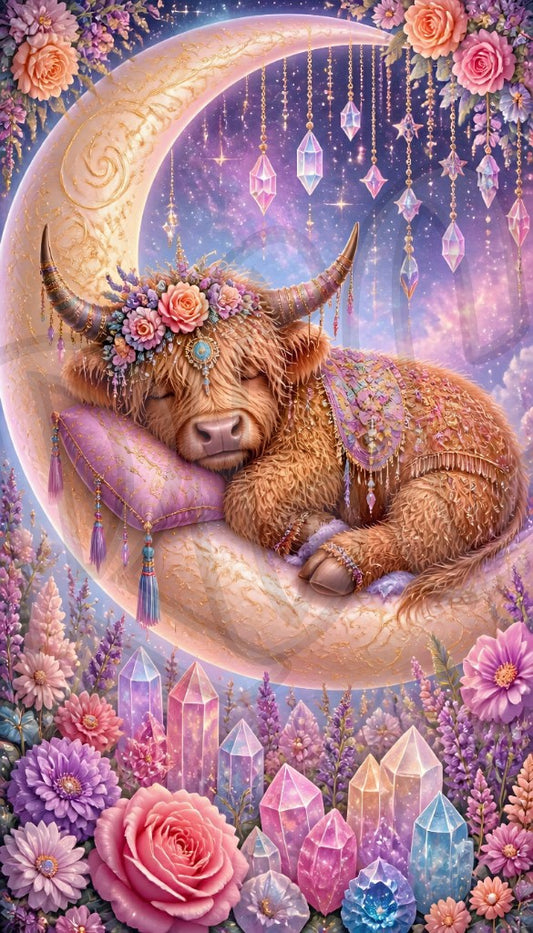 Dreamy Highland Cow